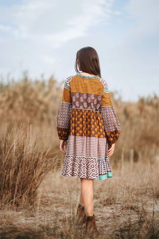  Đầm Boho Cotton Isla Bonita 