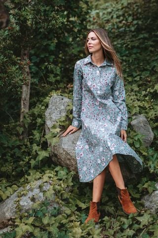  Maxi Sơ Mi Cotton Isla Bonita 