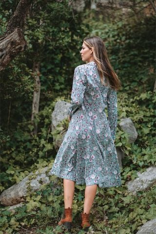  Maxi Sơ Mi Cotton Isla Bonita 