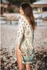 Đầm Xẻ Tà Kết Cườm Cotton Isla Bonita