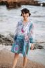 Đầm Xẻ Tà Kết Cườm Cotton Isla Bonita