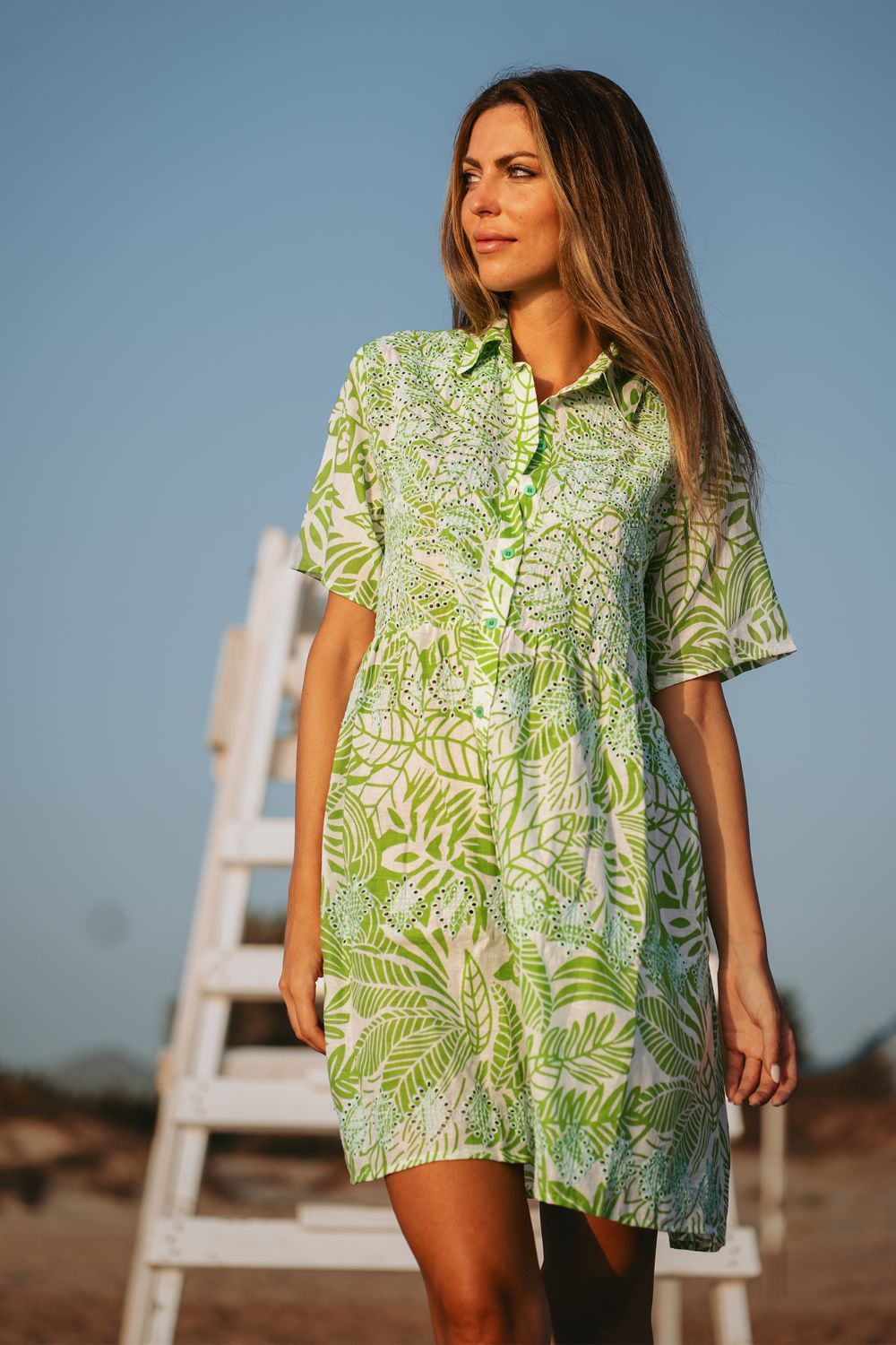 Đầm Hoa Cotton Isla Bonita