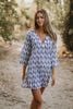 Đầm Xẻ Tà Thêu Cotton Isla Bonita