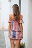 Jumpsuit Trễ Vai Vẽ Ánh Kim Isla Bonita