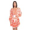 Đầm Trễ Vai Kết Cườm Cotton Isla Bonita