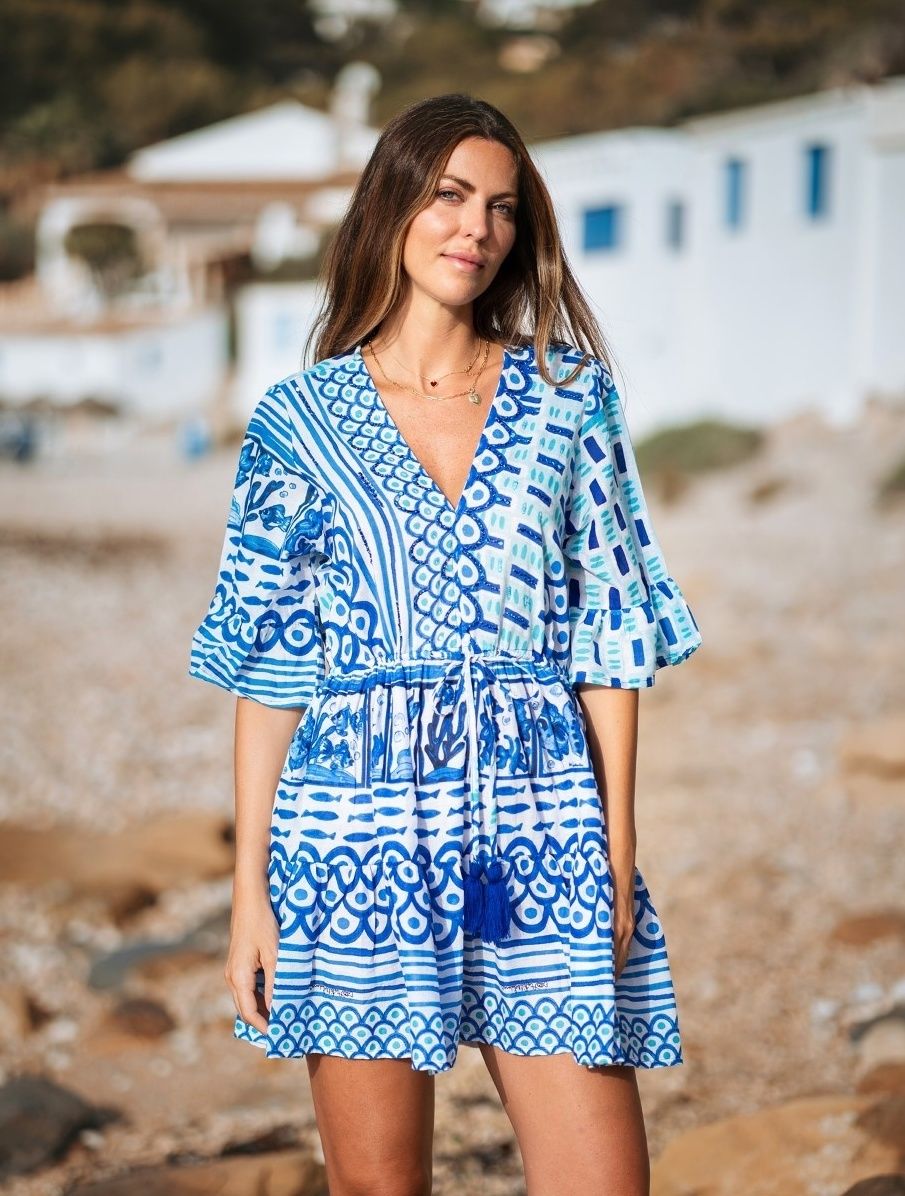 Đầm Boho Kết Hạt Lấp Lánh Isla Bonita