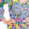 Đầm Boho Kết Cườm Lấp Lánh Cotton Isla Bonita