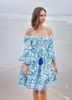 Đầm Boho Trễ Vai Kết Cườm Isla Bonita
