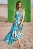 Maxi Kết Cườm Hở Lưng Cotton Isla Bonita