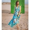 Maxi Kết Cườm Hở Lưng Cotton Isla Bonita
