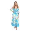 Maxi Kết Cườm Hở Vai Cotton Isla Bonita