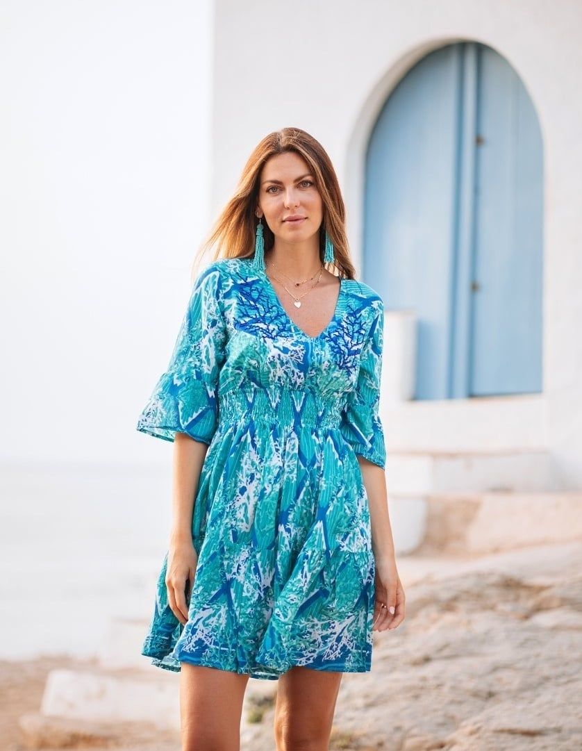 Đầm Boho Kết Cườm Isla Bonita