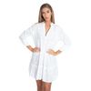 Đầm Trắng Thêu Phối Ren Kết Hạt Cao Cấp Cotton Isla Bonita
