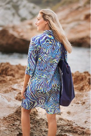  Đầm Sơmi Thêu Cotton Isla Bonita 