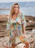 Đầm Voan Kết Hạt Kim Loại Cotton Voan Isla Bonita