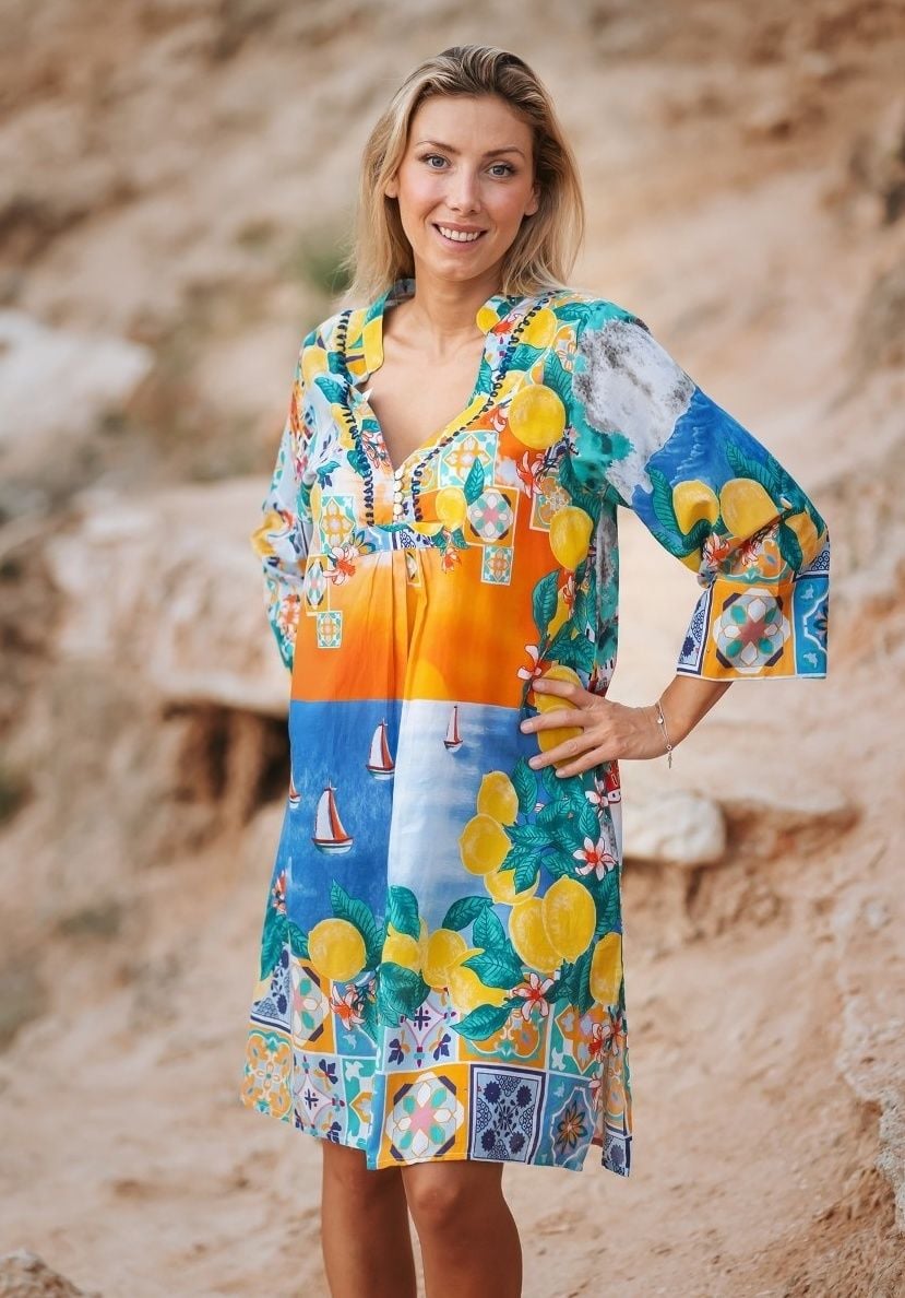 Đầm Boho Thêu Isla Bonita