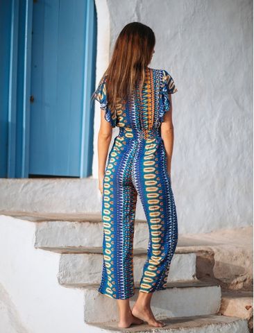  Jumpsuit Tay Cánh Tiên Cotton Isla Bonita 