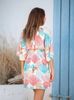 Đầm Kimono Hoa Ánh Kim Cotton Isla Bonita