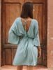 Đầm Kimono Kết Hoa Ánh Kim Cao Cấp Cotton Isla Bonita