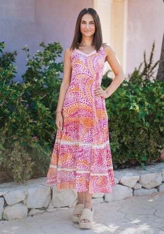  Maxi 2 Dây Kết Hạt Ánh Kim Cotton Isla Bonita 