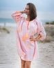 Đầm Boho Màu Neon Thêu Cotton Isla Bonita