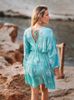 Đầm Kimono Ánh Kim Cotton Cao Cấp Isla Bonita