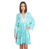 Đầm Kimono Ánh Kim Cotton Cao Cấp Isla Bonita