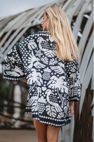  Áo Khoác Kimono Cotton  Isla Bonita 