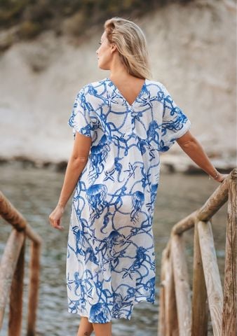  Maxi Kimno Kết Hạt Cotton Isla Bonita 