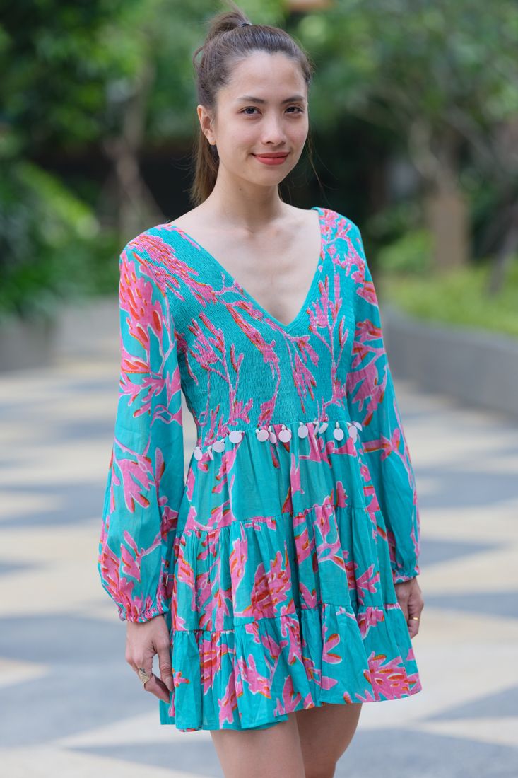 Đầm Boho Cotton Cao Cấp Isla Bonita
