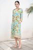 Đầm Sơ Mi Hoa Cotton Luna Llena