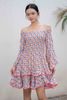 Đầm Trễ Vai Cotton Luna Llena