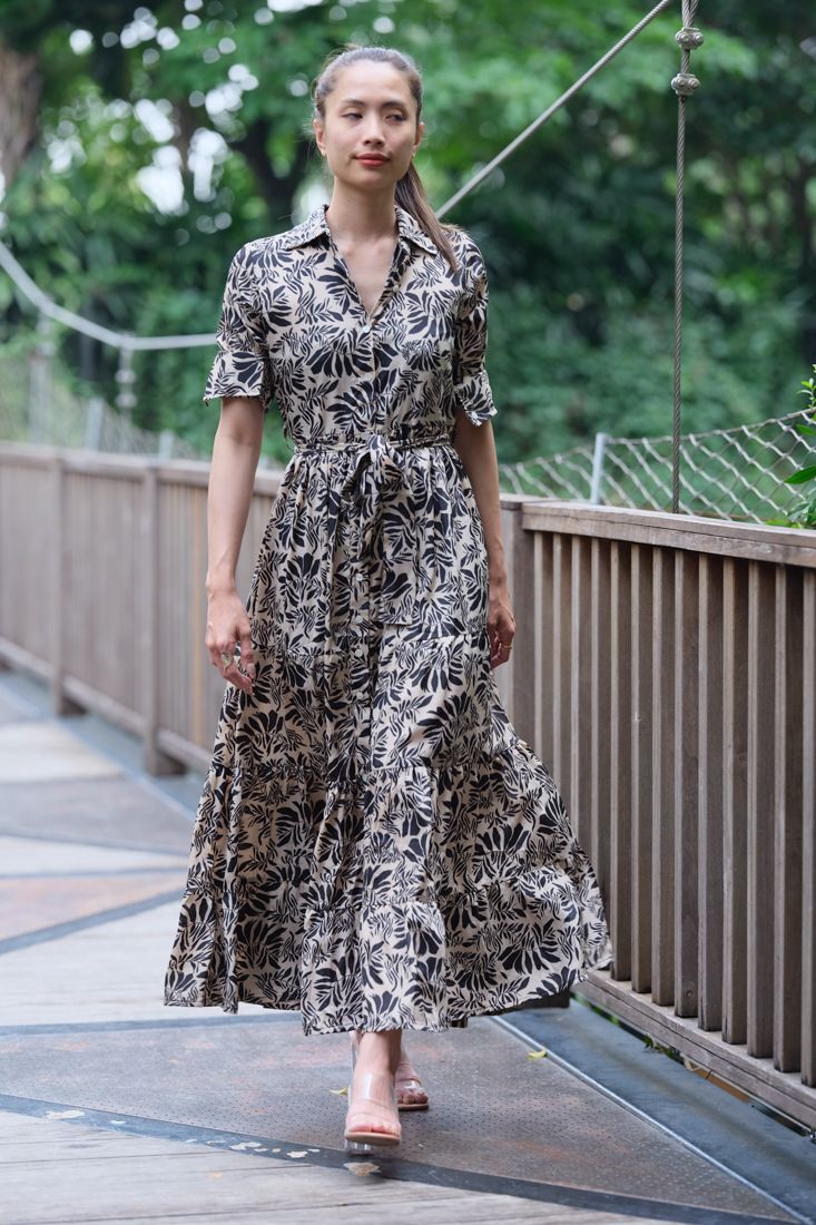 Maxi Sơ Mi Hoa Isla Bonita