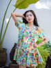 Đầm Thêu Kết Hạt Cotton Isla Bonita