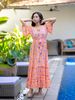 Maxi Hoa Thêu Cotton Isla Bonita