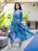 Maxi Kimono Hoa Kết Hạt Cotton Isla Bonita