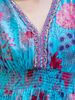 Maxi Kimono Hoa Kết Hạt Cotton Isla Bonita