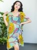Đầm Cánh Dơi Thêu Cotton Isla Bonita