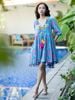 Đầm Thêu Nổi Cotton Isla Bonita