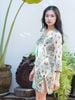 Đầm Xẻ Tà Kết Cườm Cotton Isla Bonita