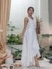 Maxi Cotton Trắng Cao Cấp Luna Llena