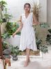 Đầm Cotton Trắng Cao Cấp Luna Llena