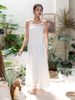 Maxi Trắng Cotton Ren Cao Cấp Luna Llena