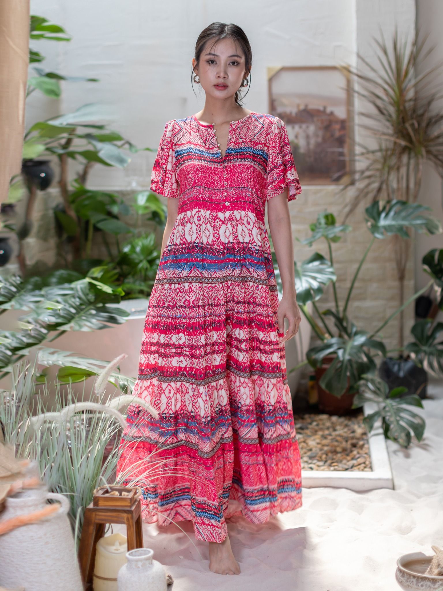 Maxi Cotton Cao Cấp Luna Llena