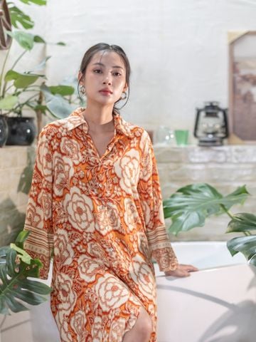  Đầm Sơ Mi Cotton Cao Cấp Luna Llena 