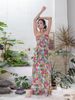 Maxi Hoa Cotton Cao Cấp Luna Llena