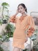 Đầm Boho Thêu Cotton Cao Cấp Luna Llena
