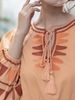 Đầm Boho Thêu Cotton Cao Cấp Luna Llena