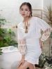 Đầm Boho Thêu Cotton Cao Cấp Luna Llena