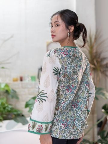  Áo Boho Cotton Cao Cấp Luna Llena 